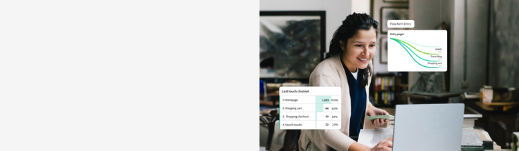 A marketer evaluates key touchpoints across customer journey