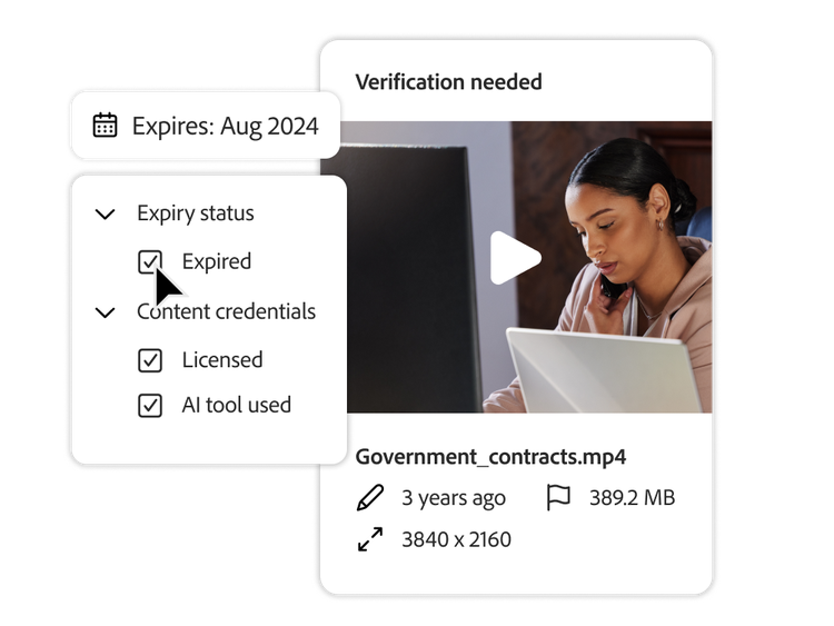 https://main--bacom--adobecom.hlx.live/assets/videos/products/experience-manager/assets/asset-management/media_176709ec8c0d76bcda4d465ba96d1c39bf2b5cc24.mp4#_autoplay1 | Expired video asset and verification alert