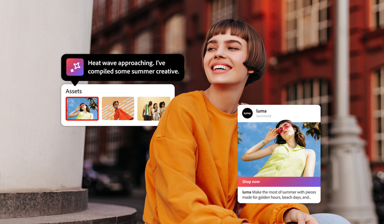 Images provided for a campaign over image of model