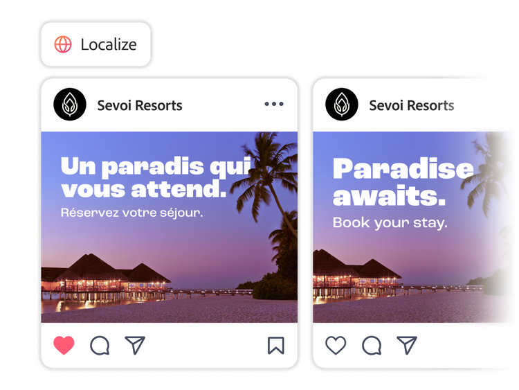 One English ad and one French ad