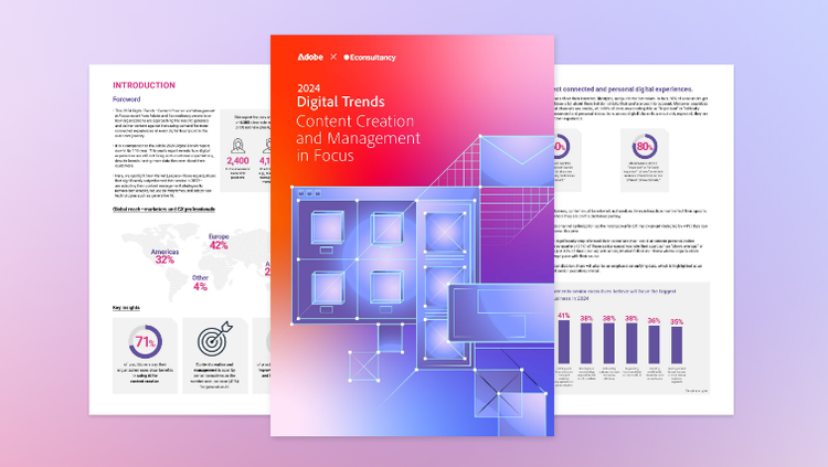 2024 Digital Trends — Content Creation and Management in Focus content card image