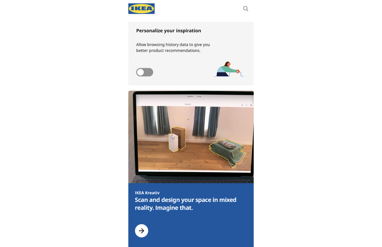 Ikea's mixed reality personalisation