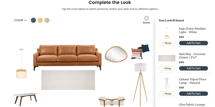 Poly & Bark's personalised room designer