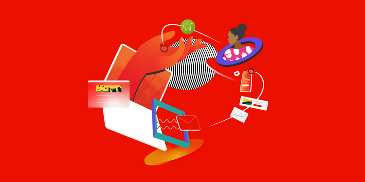 Illustration of digital marketing campaigns