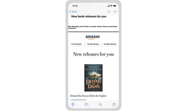Personalised email for ecommerce marketing