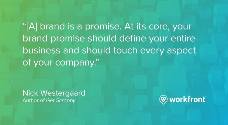 brand promise quote nick westergaard
