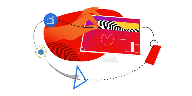 Illustration of a marketing campaign