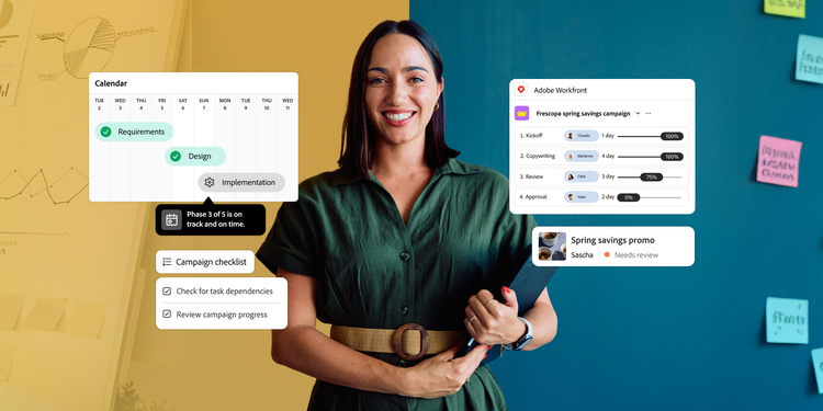 Illustration of contrasting project management workflows, showing the difference between linear and flexible approaches.