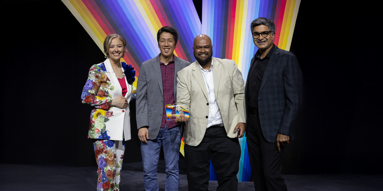 Sling TV representatives at the 2025 Adobe Experience Maker Awards gala.