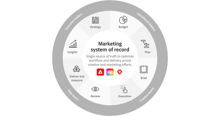 marketing system of record graphic