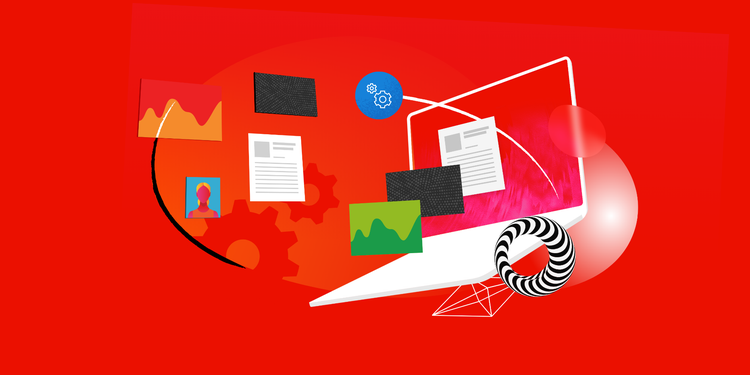 Illustration of content automation