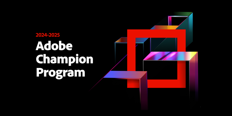 Introducing the Adobe Champion program marquee