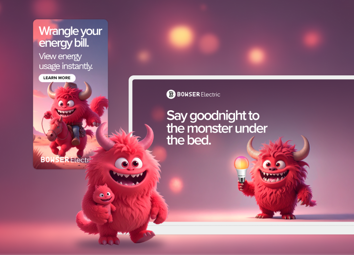 Character outputs from Firefly customised model for an electric company ad