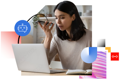 https://stock.adobe.com/images/serious-young-asian-student-woman-recording-sending-audio-message-on-smartphone-using-voice-recognition-app-remote-employee-working-at-laptop-from-home-giving-command-to-virtual-assistant/465106520#_blank | Serious young Asian student woman recording