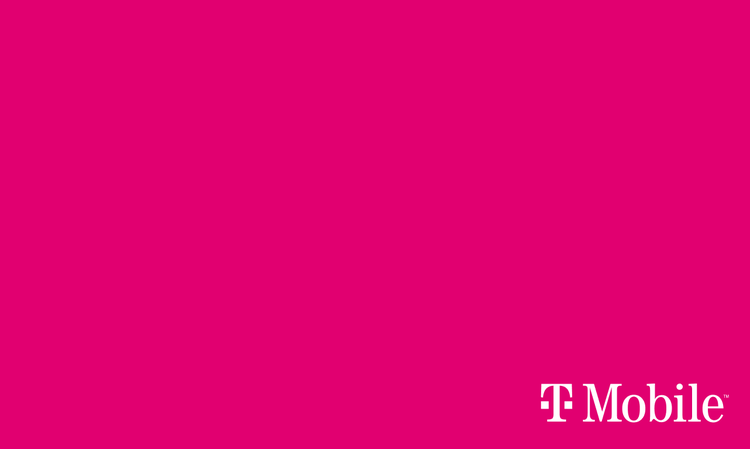 background image with T Mobile logo