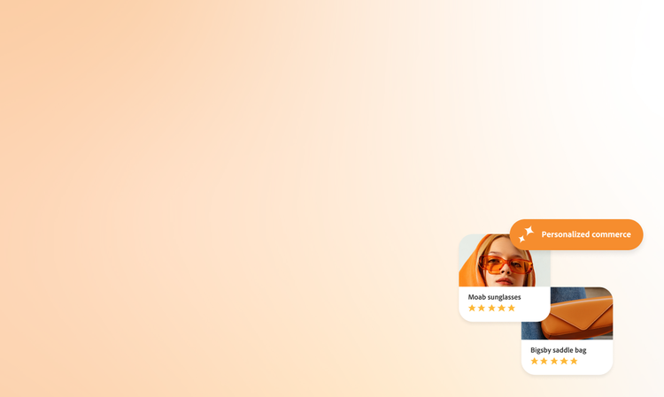 background image of personalised commerce assets