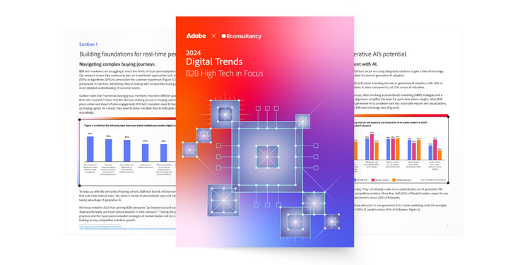 2024 Digital Trends — B2B High Tech in Focus marquee image