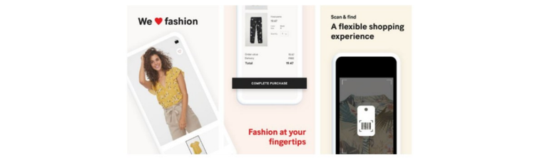 H&M ecommerce app