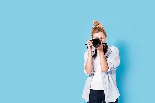 photographer holding a camera