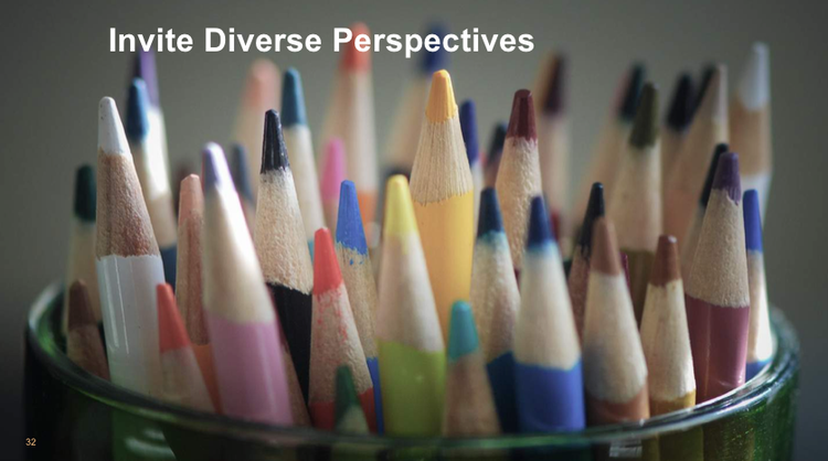 Invite diverse perspectives image