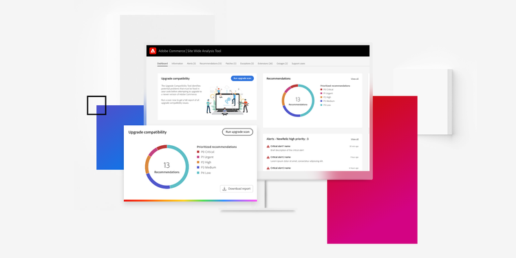 Adobe Commerce — built for scale and performance marquee