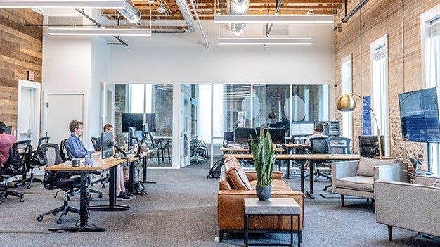 large open office