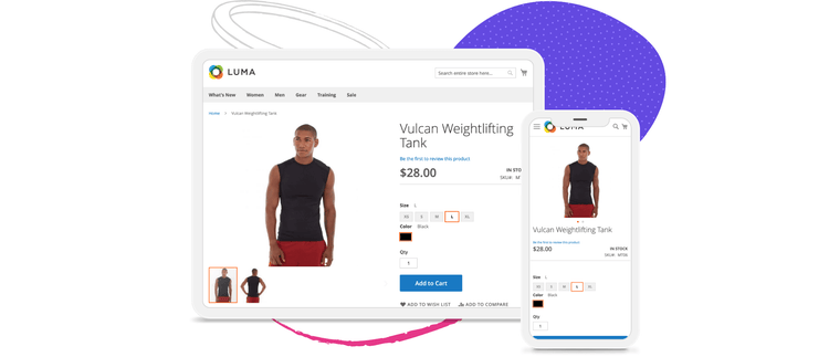 product detail page example
