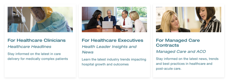 Kindred Healthcare is an example of account-based marketing.