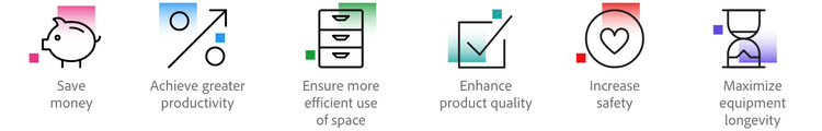 Some of the benefits of 5S are saving money, achieving greater productivity, enduring more efficient use of space, and enhancing product quality.