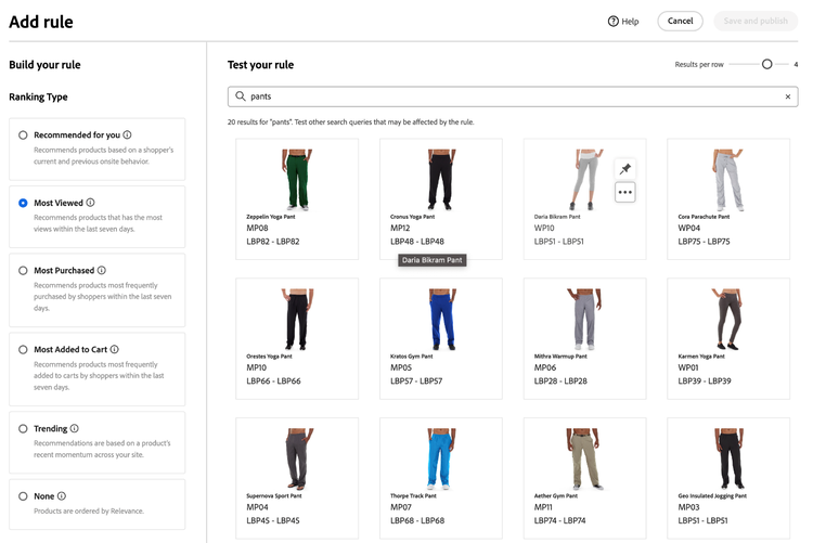 Personalize ecommerce merchandising with AI in Adobe Commerce