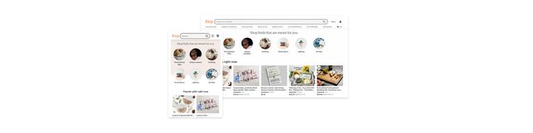 Etsy is an example of responsive web design.