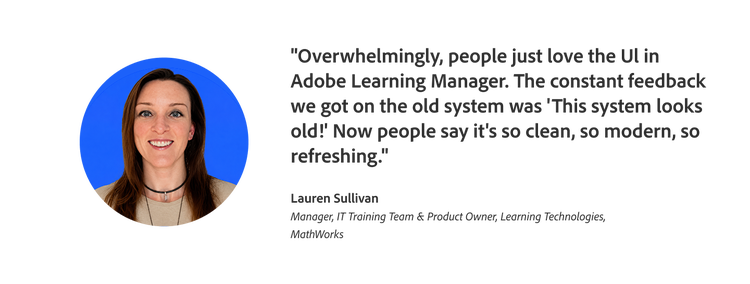 Testimonial by Lauren Sullivan from MathWorks.
