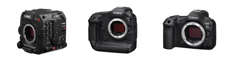 Images of new cameras.