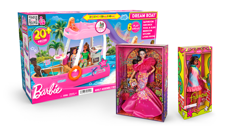 Barbie toys the package plays