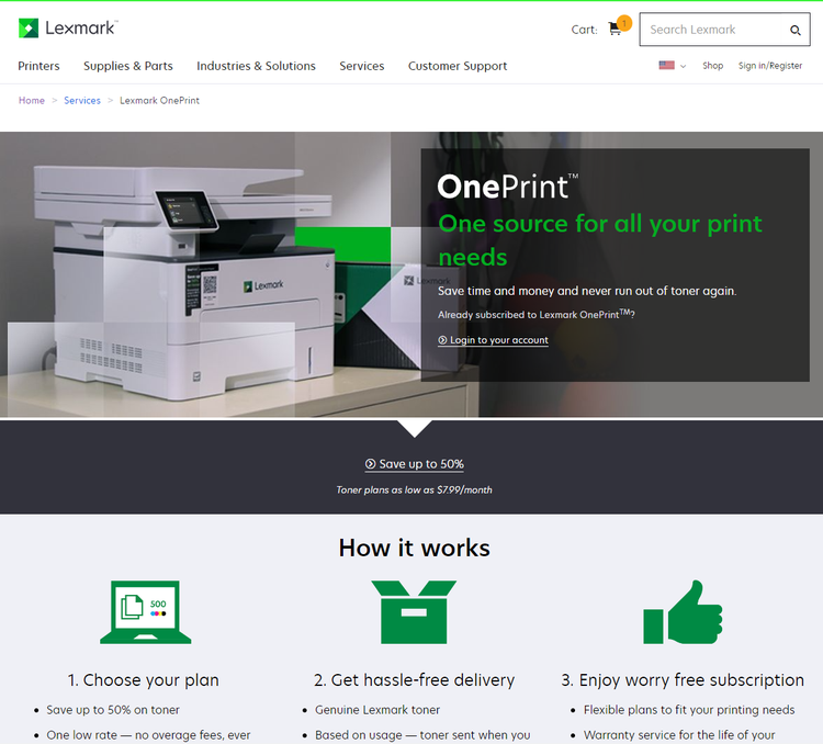 How Lexmark works image