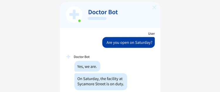 Provide 24/7 healthcare support with chatbots