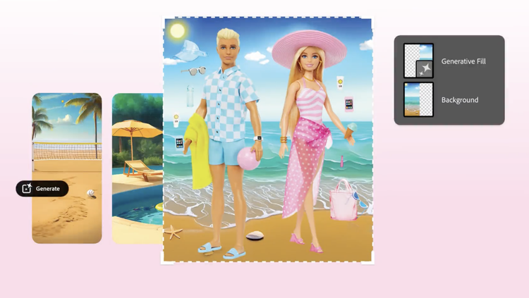 Barbie and Adobe Firefly generative AI — bringing magic to Mattel’s packaging content card image