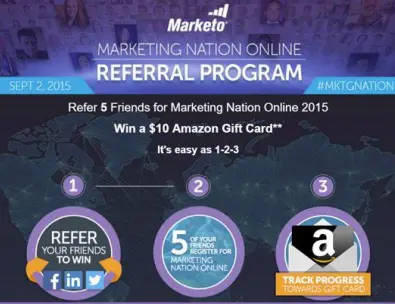 Marketo referral campaign