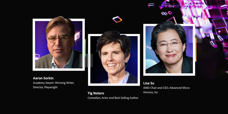 Join Tig Notaro, Greg Hoffman, Angela Duckworth, and more at Adobe Summit