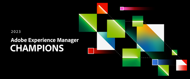 2023 Adobe Experience Manager Champions banner