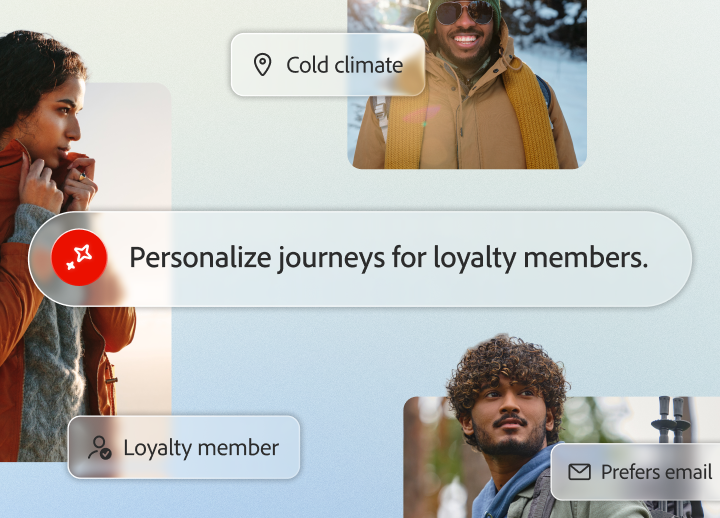 A customer receiving a personalized travel offer