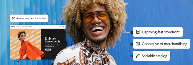 Les équipes de merchandising exploitent les fonctionnalités d'Adobe Commerce Optimizer pour gérer les produits et les expériences sur les points de vente numériques.