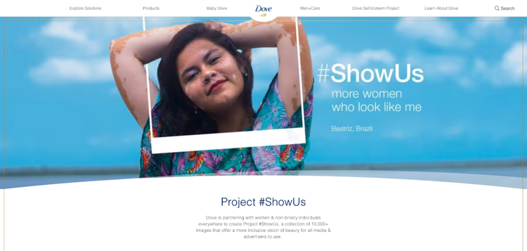 Dove campaign example