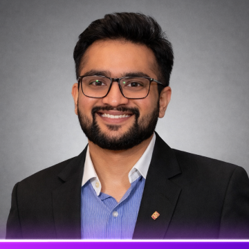 Porträtfoto von Darshil Shah