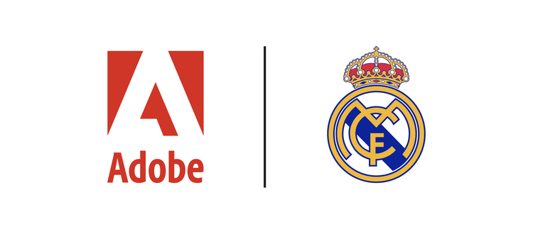 Adobe and Real Madrid logos