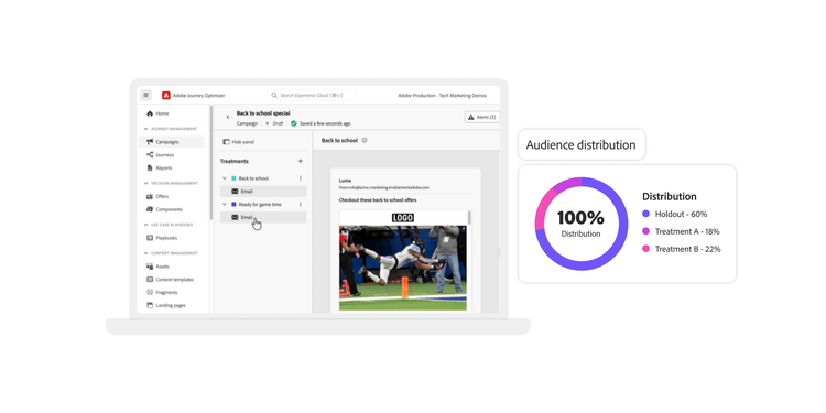 Audience distribution