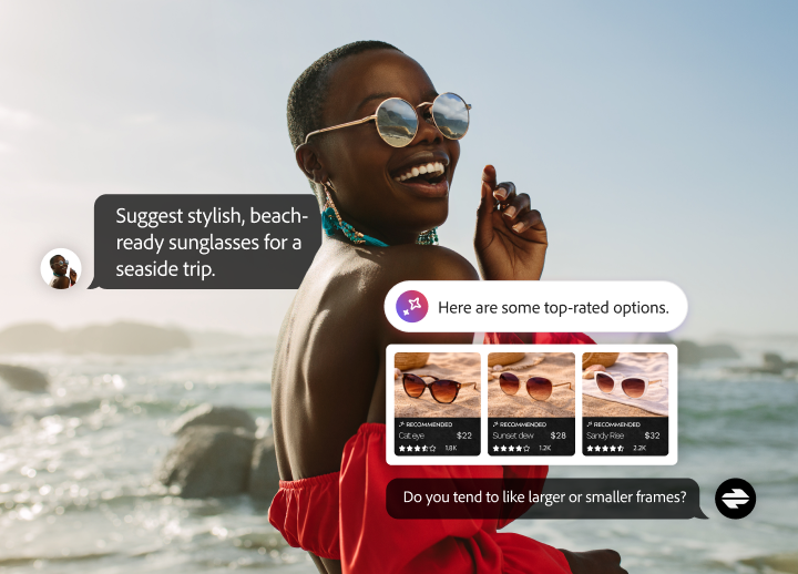 Person, die einen Parkweg entlanggeht und eine geflochtene Tasche trägt, mit Produktempfehlungs-Overlay, das Top-bewertete Sandalen für einen Strandausflug zeigt.