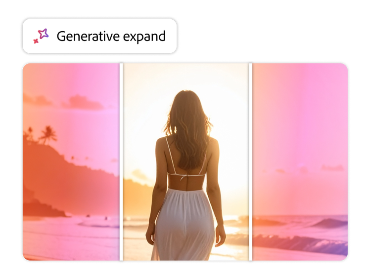 Dekoratives Bild: Beispiel für eine generative Erweiterung