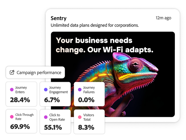 WLAN-Anzeige und Kampagnen-Performance-Metriken
