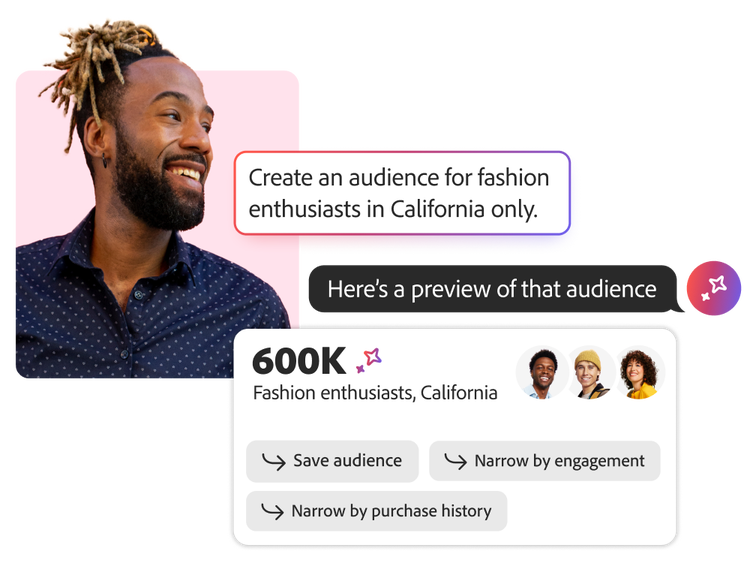 Die Benutzeroberfläche von Adobe Journey Optimizer zeigt eine visuelle Customer-Journey-Map mit Verzweigungspfaden, Touchpoints und Planungsoptionen für die Orchestrierung von personalisierten Kampagnen.